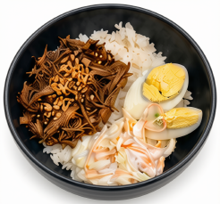 Chicken Pastil Rice Bowl